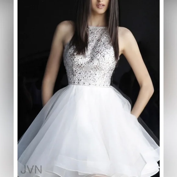 sachin and babi light blue dress White Prom Dresses 2026 - Ivory & Cream Styles